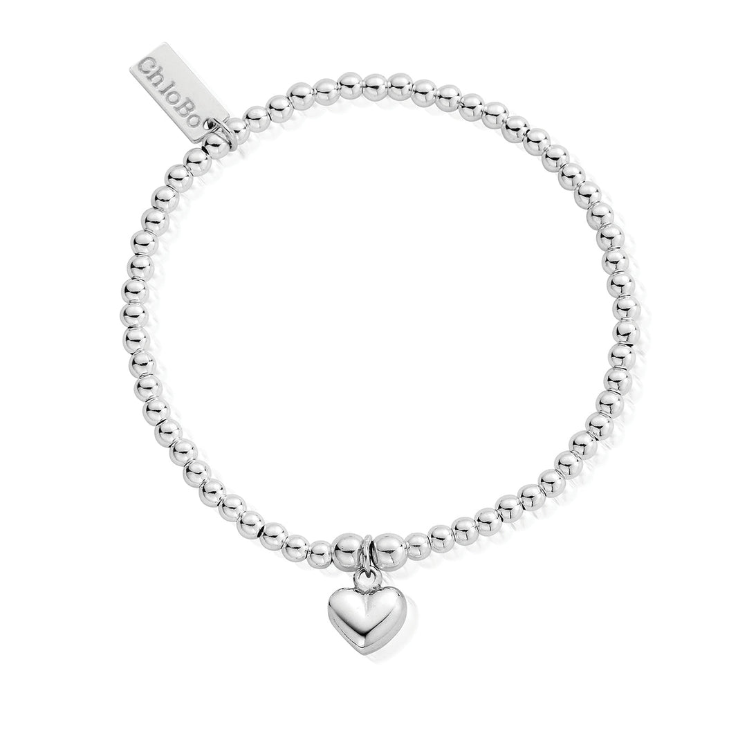 ChloBo Silver Cute Charm Puffed Heart Bracelet - MococoChloBoSBCC0235060441653345Bracelets