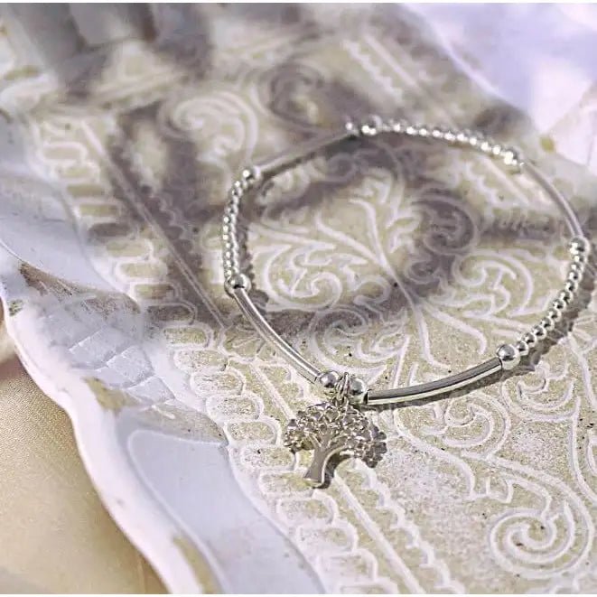 ChloBo Silver Cute Mini Heart Tree of Life Bracelet - MococoChloBoSBCM6905060441658913Bracelets