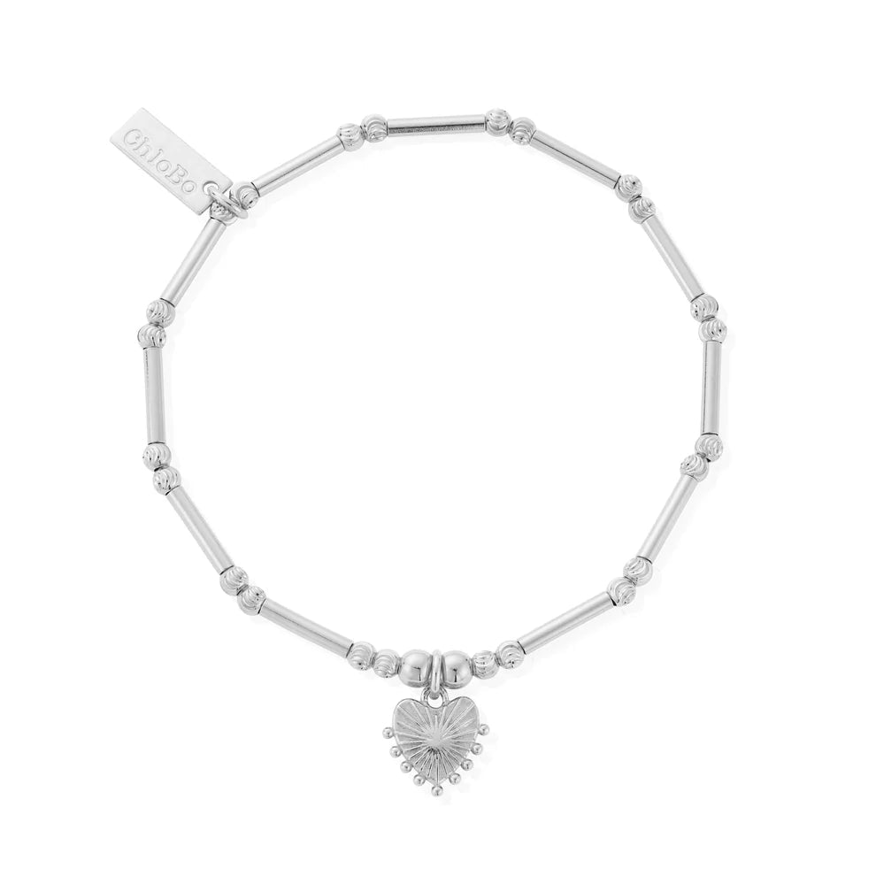ChloBo Silver Dainty Moon Cut Glowing Beauty Bracelet - MococoChloBoSBMCTN31969506384915936Bracelets