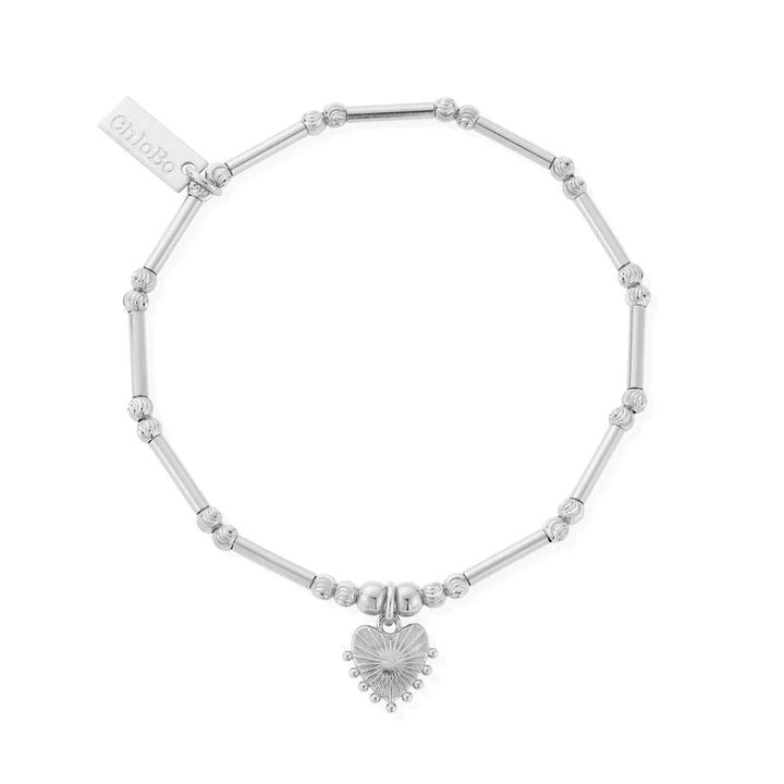 ChloBo Silver Dainty Moon Cut Glowing Beauty Bracelet - MococoChloBoSBMCTN31969506384915936Bracelets