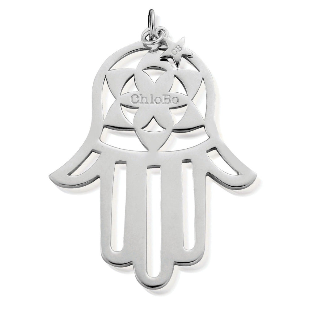 Extra Large Hamsa Hand Pendant