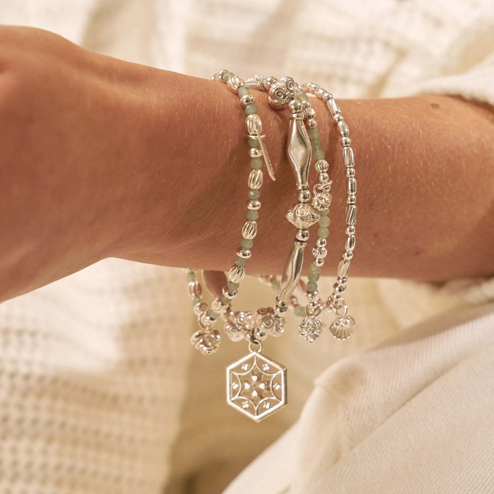 ChloBo Silver Forever Blooming Aventurine Bracelet - MococoChloBoSBAMC341634189504594675688Bracelets