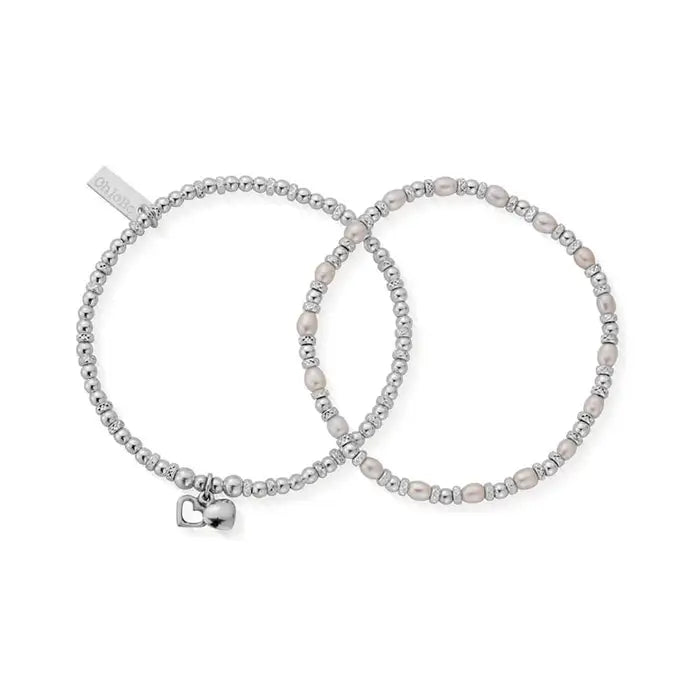 ChloBo Silver Forever Love Set of 2 bracelets - MococoChloBoSBSETFOREVER180784862040984Bracelets