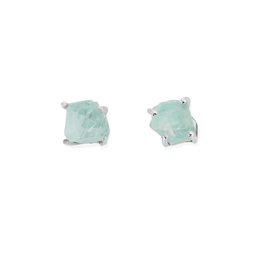 Chlobo Silver Harmony Stone stud Earrings - MococoChloBoSEST35429502774396156Earrings