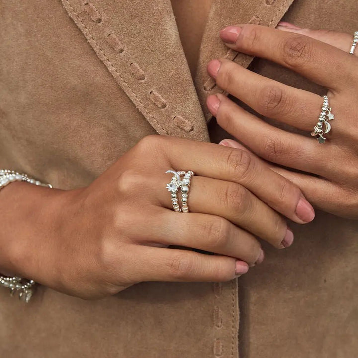 ChloBo Silver Inner Spirit Moon & Sun Set of 2 Rings - MococoChloBoSR15825060441659064Rings
