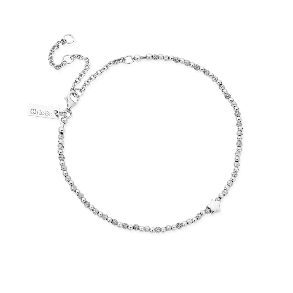 Chlobo Silver Inset Star Anklet - MococoChloBoSANSTAR9501459366323Anklets