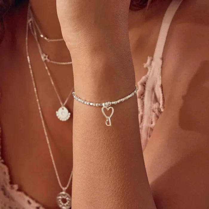 ChloBo Silver Interlocking Love Heart Bracelet - MococoChloBoSBCFB5725060441658821Bracelets