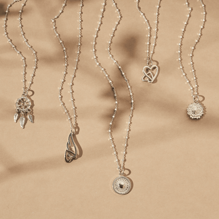 Chlobo Silver Interlocking Love Heart Necklace - MococoChloBoSNDC5729506777735981Necklaces