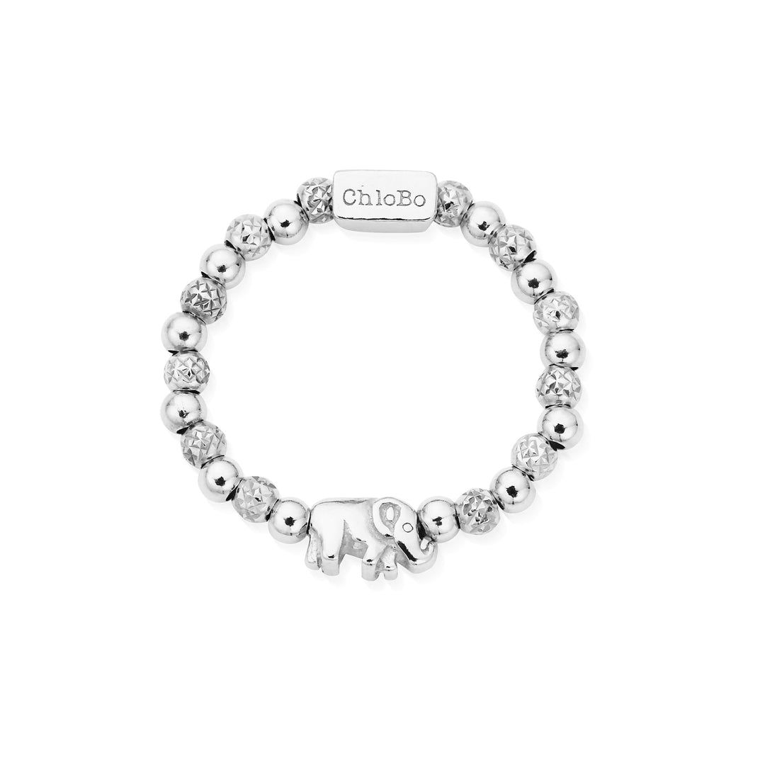 ChloBo Silver Mini Lucky Elephant Ring - MococoChloBoSR140389502473947482Rings