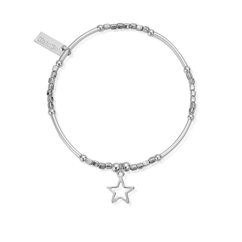 ChloBo Silver Mini Noodle Open Star Bracelet - MococoChloBoSBMNC0975060436643221Bracelets