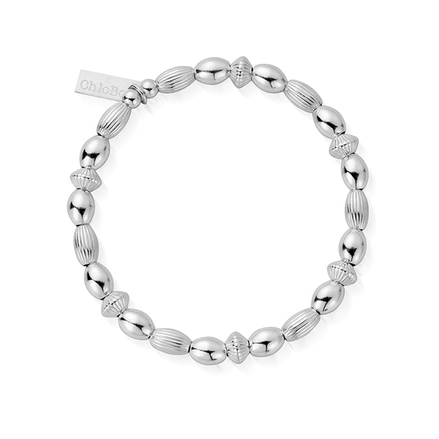 ChloBo Silver Mini Oval Disc Bracelet - MococoChloBoSBMOD0784862044364Bracelets