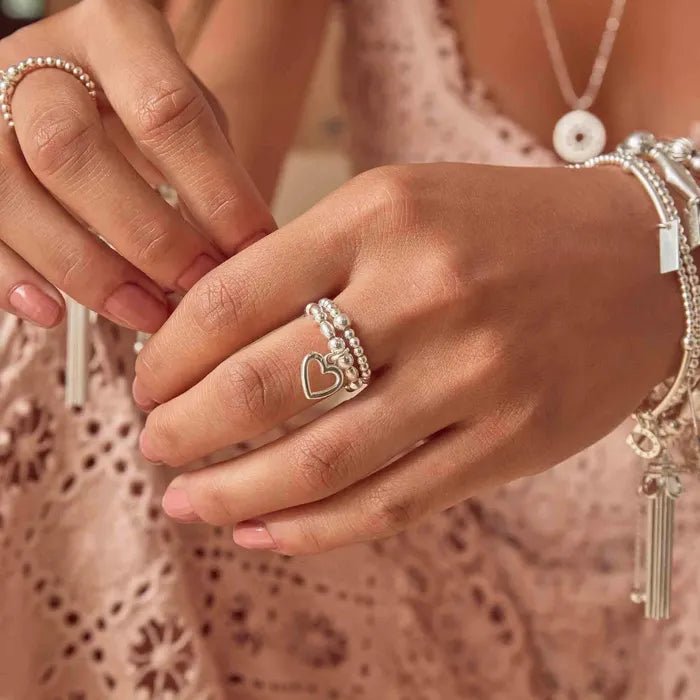 ChloBo Silver Mini Rice Open Heart Ring - MococoChloBoSRMR10075060441653468Rings