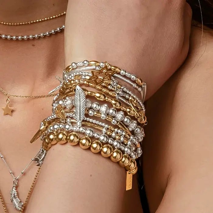 ChloBo Silver Mini Small Ball Feather Bracelet - MococoChloBoSBMSB7065060436640473Bracelets