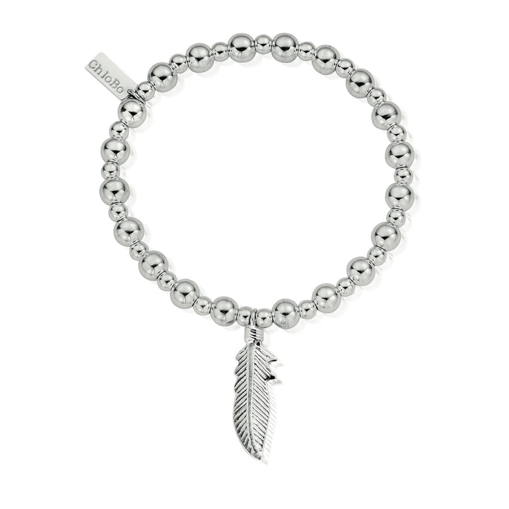 ChloBo Silver Mini Small Ball Feather Bracelet - MococoChloBoSBMSB7065060436640473Bracelets