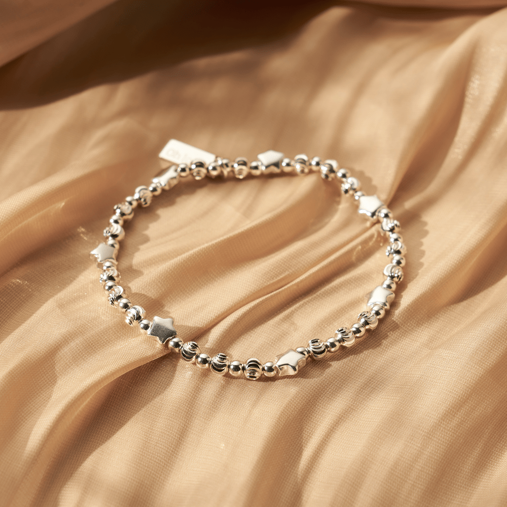 Chlobo Silver Multi Inset Star Bracelet - MococoChloBoSBMSTAR9504848453345Bracelets