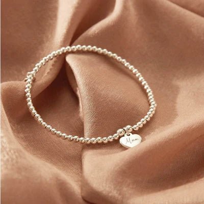 ChloBo Silver Personalised Cute Charm Heart Bracelet - MococoChloBoSBCC024/WEB5060436640312Bracelets