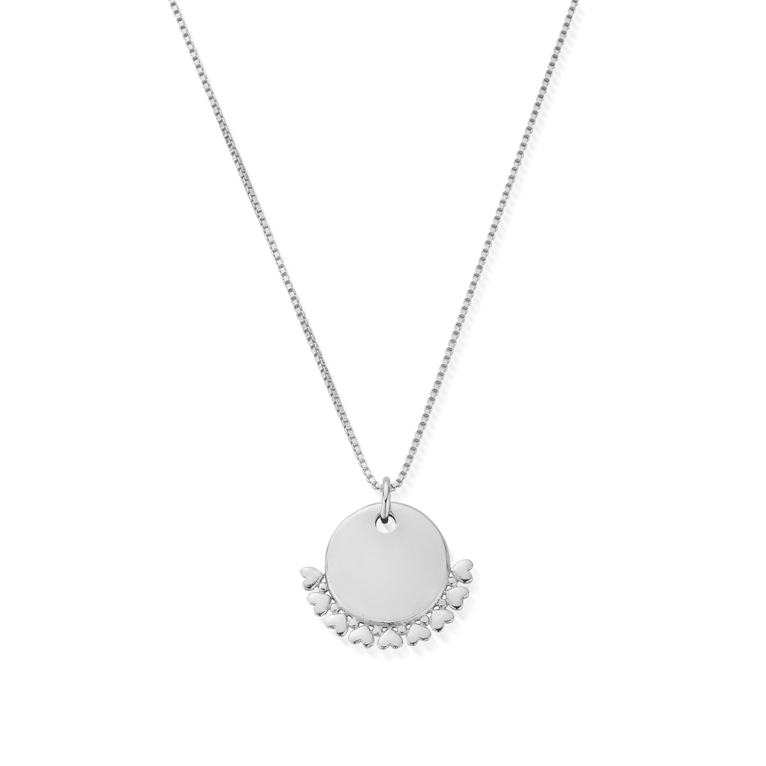 ChloBo Silver Personalised Delicate Box Chain Heart Necklace - MococoChloBoPSNDB3054/WEB754169355074Necklaces