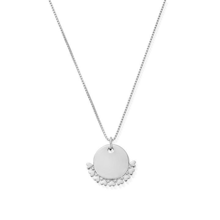 ChloBo Silver Personalised Delicate Box Chain Heart Necklace - MococoChloBoPSNDB3054/WEB754169355074Necklaces