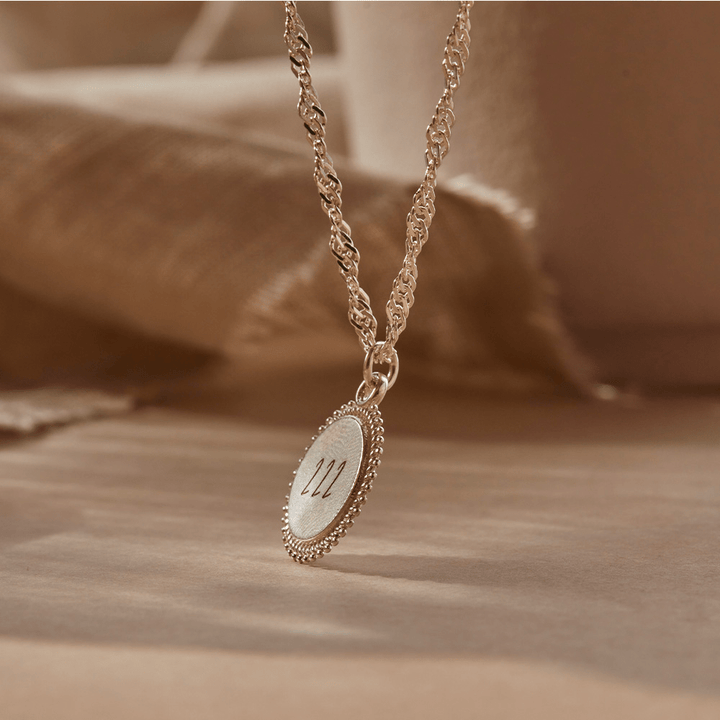 ChloBo Silver Personalised Moon Coin Necklace - MococoChloBoPSNTR3260/WEB9504738162128Necklaces