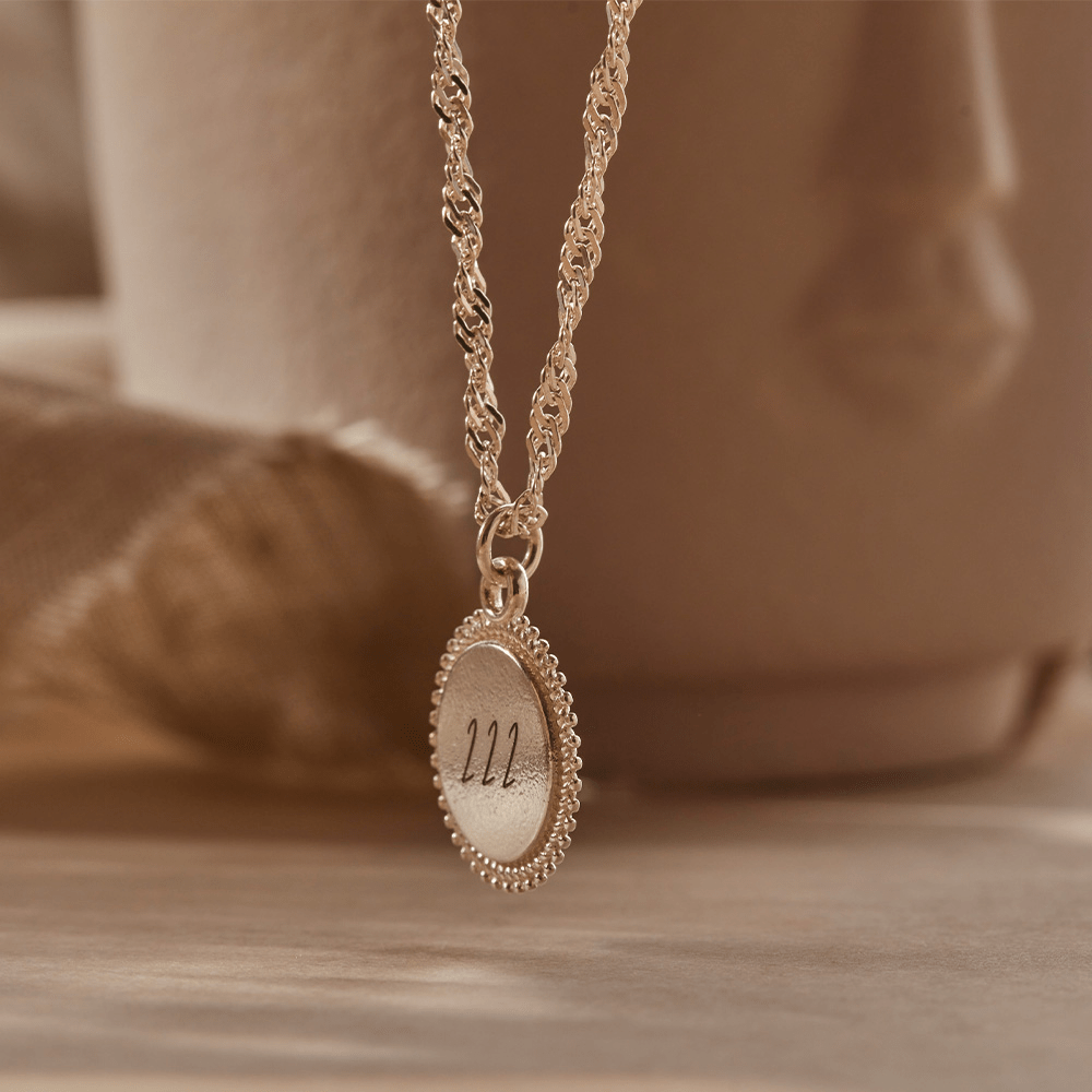 ChloBo Silver Personalised Moon Coin Necklace - MococoChloBoPSNTR3260/WEB9504738162128Necklaces