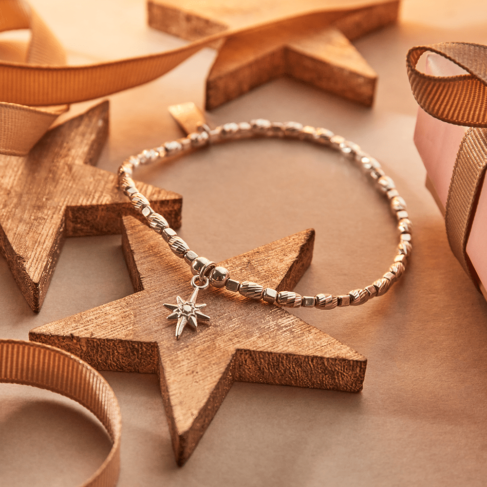 ChloBo Silver Soul Glow Lucky Star Bracelet - MococoChloBoSBCFR20160754169355234Bracelets