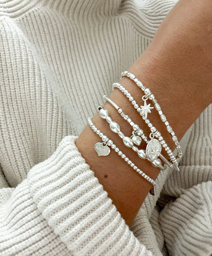 ChloBo Silver Soul Glow Lucky Star Bracelet - MococoChloBoSBCFR20160754169355234Bracelets