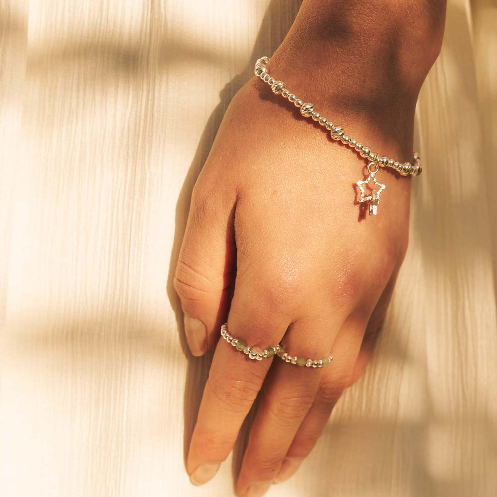 ChloBo Silver Sparkle Interlocking Star Bracelet - MococoChloBoSBBCB34069506384369562Bracelets