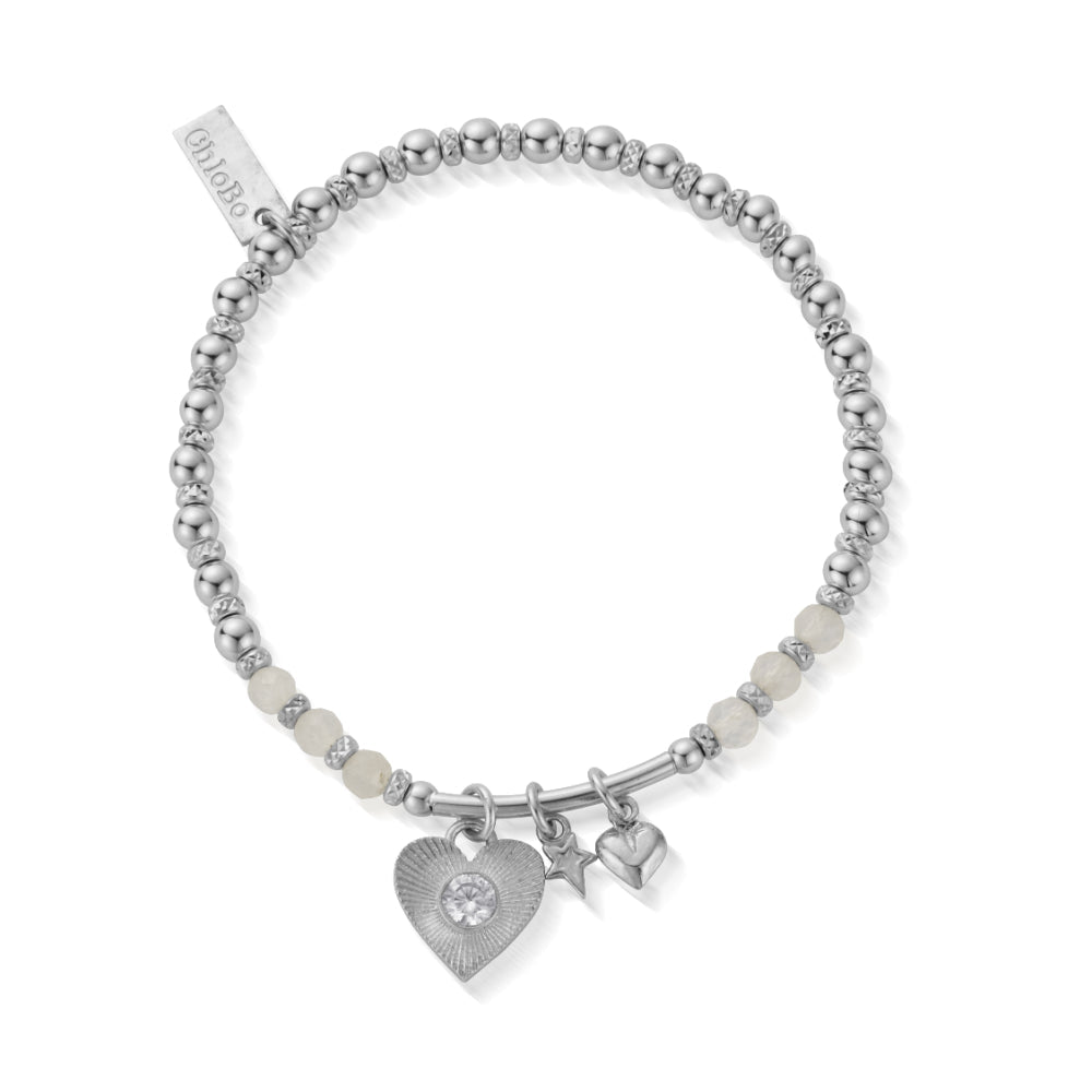 ChloBo Silver Sparkling Love Bracelet - MococoChloBoSBXMAS25Bracelets