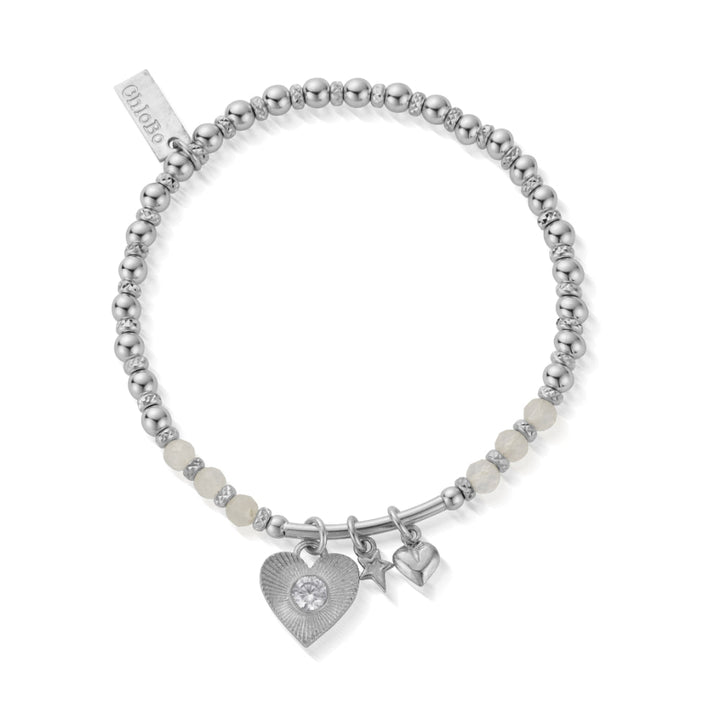 ChloBo Silver Sparkling Love Bracelet - MococoChloBoSBXMAS25Bracelets