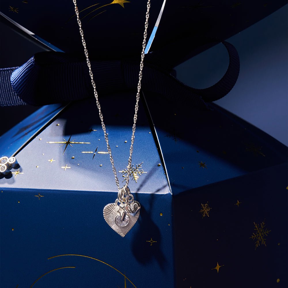 ChloBo Silver Sparkling Love Necklace - MococoChloBoSNXMAS25Necklaces