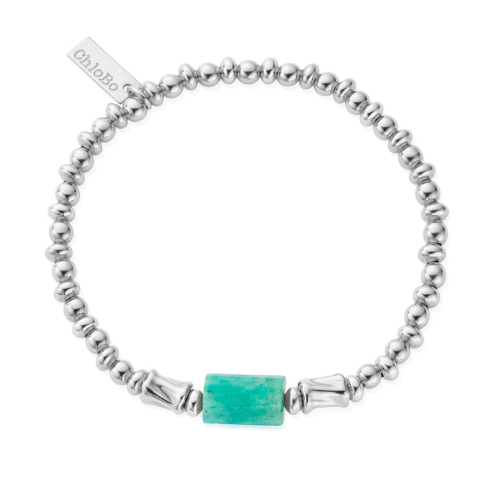 Chlobo Silver Spirit Stone Balance Bracelet image