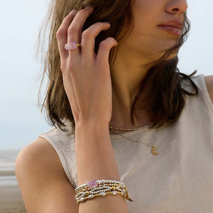 Chlobo Silver Spirit Stone Calming Bracelet image 4
