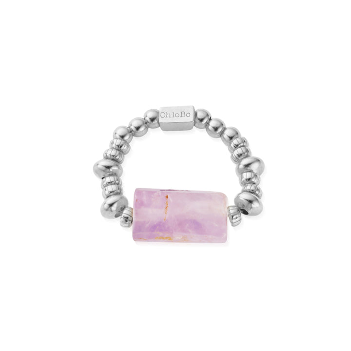 Chlobo Silver Spirit Stone Calming Ring image