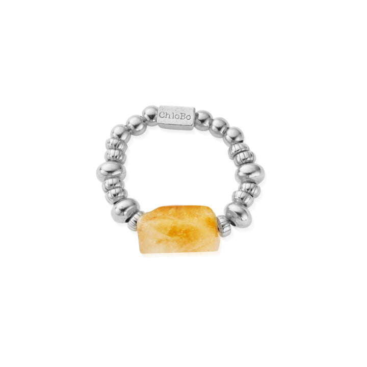 Chlobo Silver Spirit Stone Joy Ring image