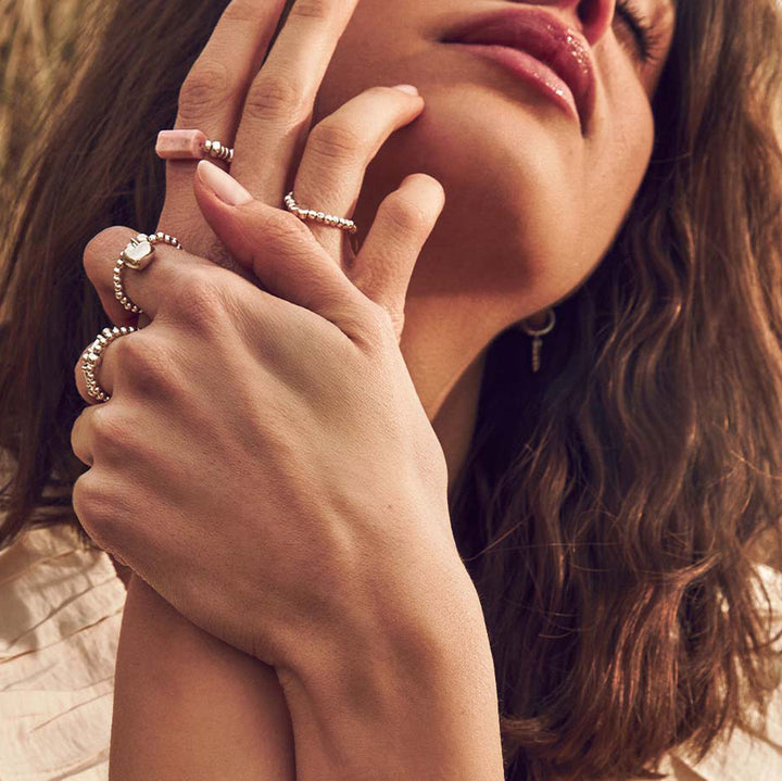 Chlobo Silver Spirit Stone Love Ring image 2