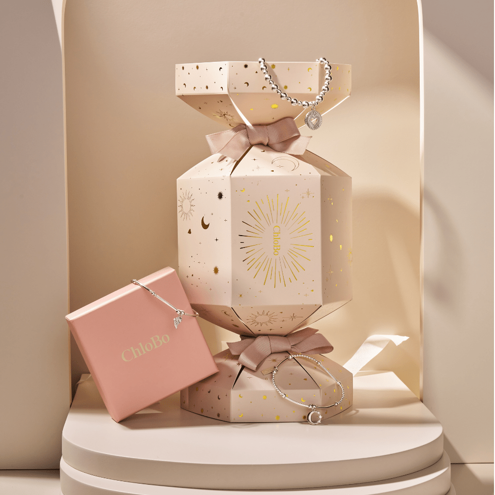 ChloBo Silver Spiritual Stacking Bracelet Christmas Cracker - MococoChloBoXMAS25CRACKER1Jewellery Sets