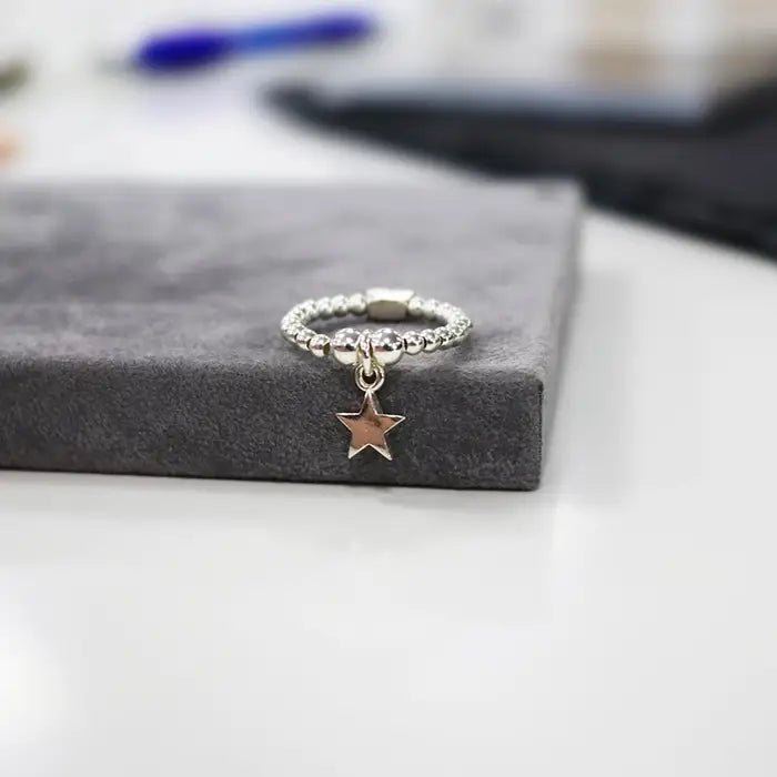 ChloBo Silver Star Mini Ball Ring - MococoChloBoSRM18065060441653369Rings