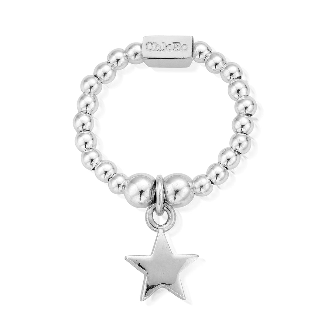 ChloBo Silver Star Mini Ball Ring - MococoChloBoSRM18065060441653369Rings