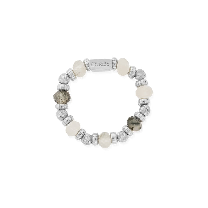 ChloBo Silver Stone of Empowerment Black Quartz Ring - MococoChloBoSR1BRQ9505778641468Rings