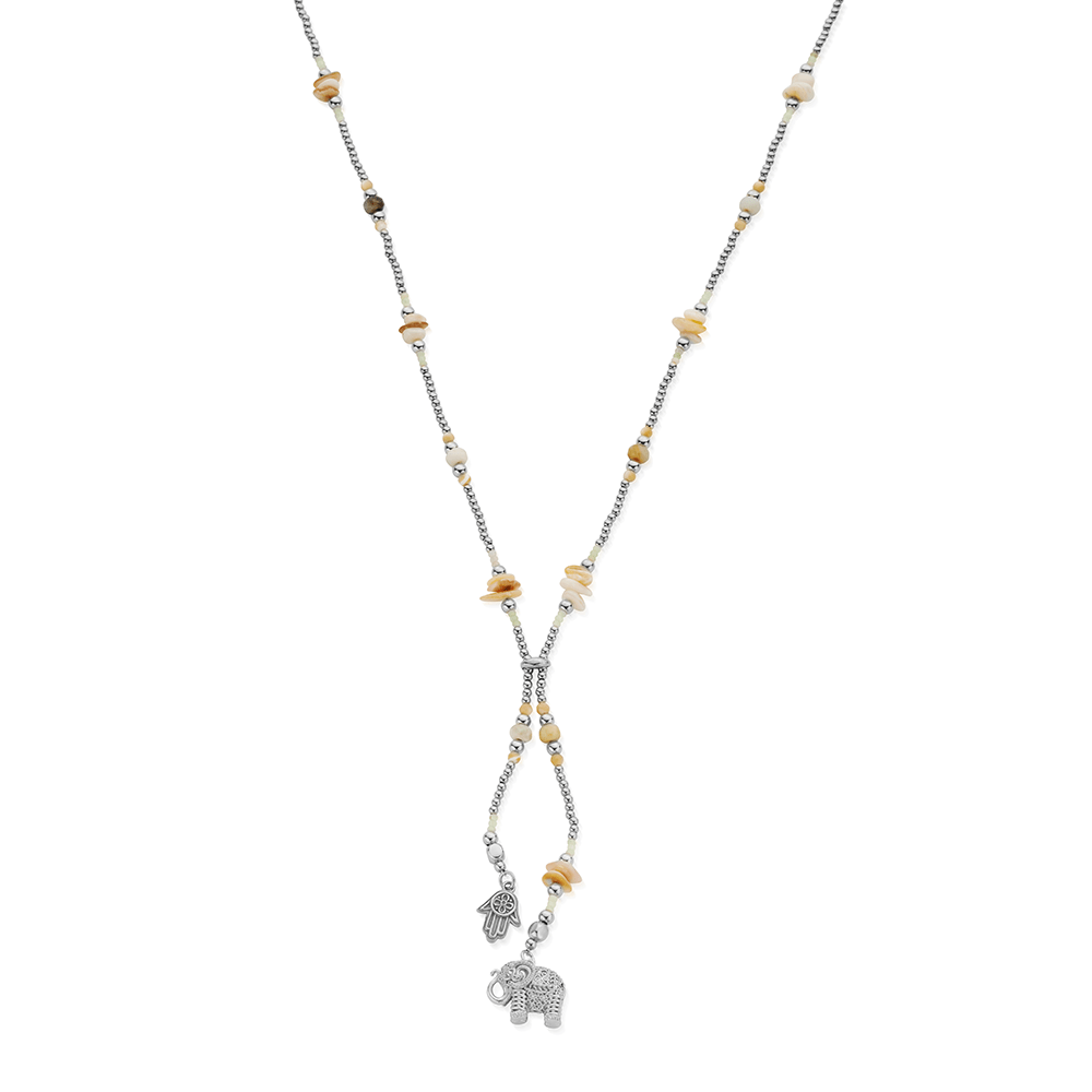 Chlobo Silver Strength and Spirit Lariat Necklace - MococoChloBoSNLAP352420059507645225320Necklaces