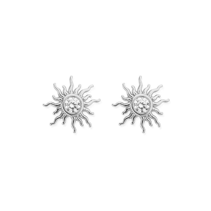 Chlobo Silver Sunrise Glow stud Earrings Image