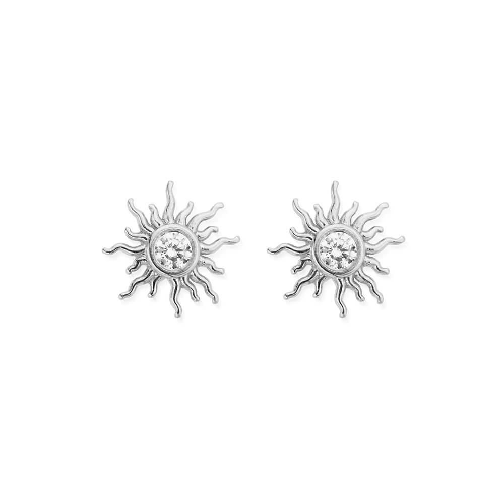 Chlobo Silver Sunrise Glow stud Earrings - MococoChloBoSEST35449507234574686Earrings