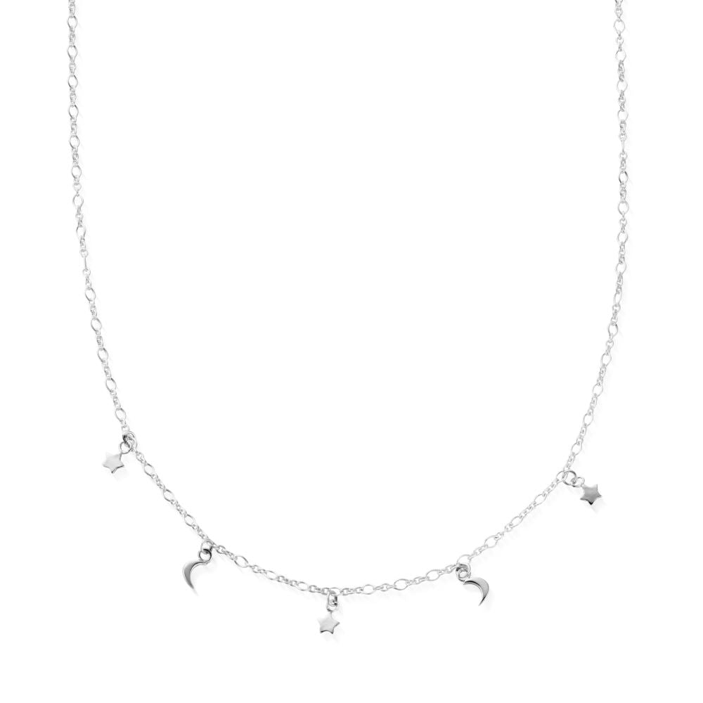 Chlobo Silver The Night Sky Necklace