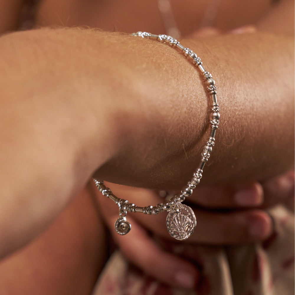 ChloBo Silver Travelling Protection Bracelet Image 3