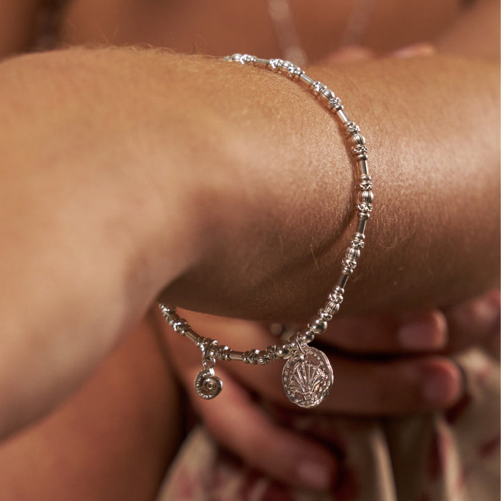 ChloBo Silver Travelling Protection Bracelet Image 3