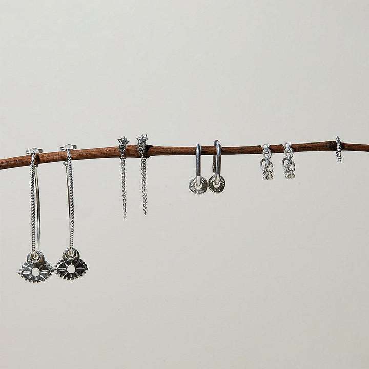 ChloBo Silver Visionary Hoop Earrings - MococoChloBoSEH34749503837449253Earrings