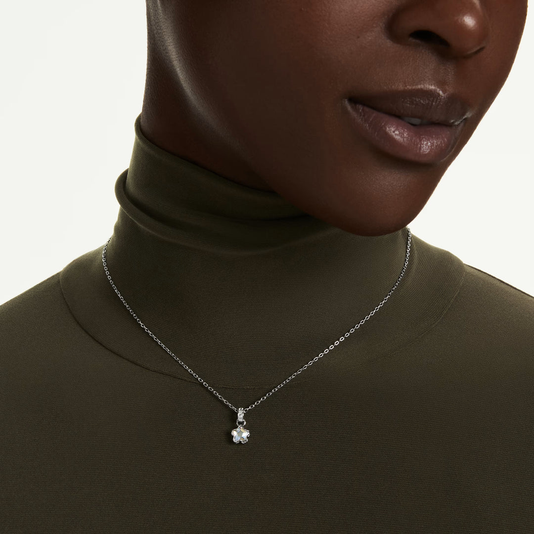 Swarovski Silver Chroma Star Pendant Necklace