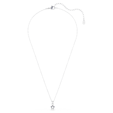 Swarovski Chroma Star Pendant Necklace Rhodium-Plated