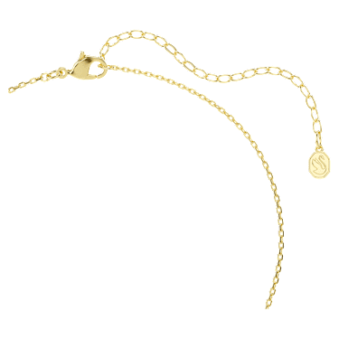 Swarovski Chroma Pear Pendant Necklace 18K Gold-Plated
