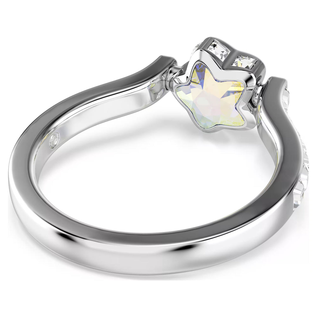 Swarovski Silver Chroma Mixed Cut Star Ring